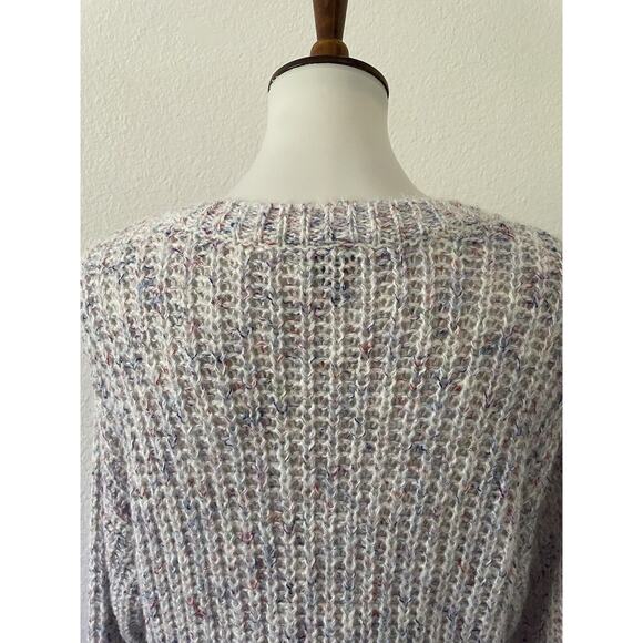 Torrid Sweater Pullover V Neck Ribbed Knit Multicolor - Picture 7 of 11